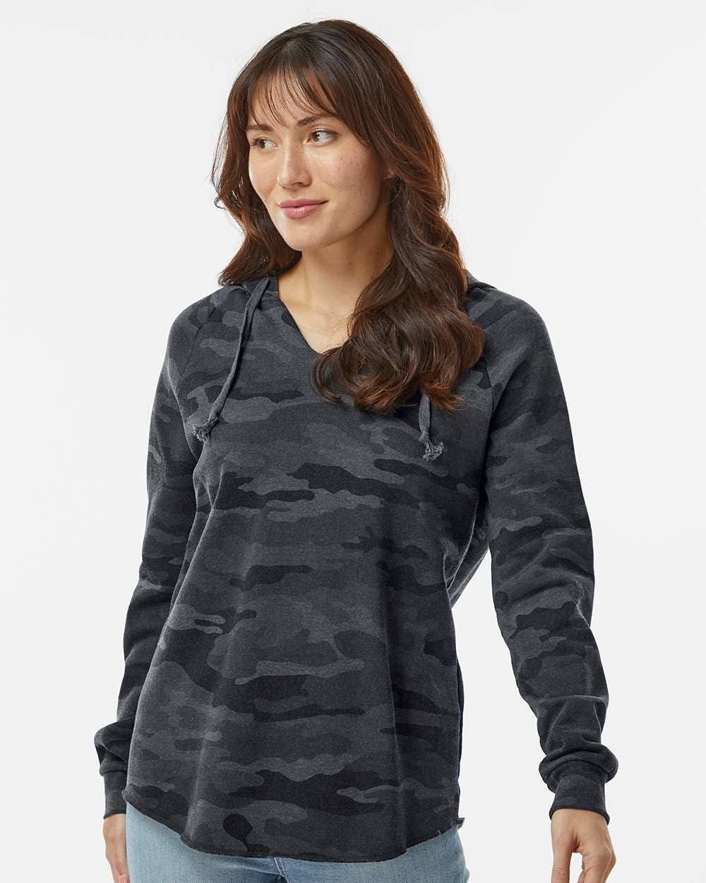 Women’s California Wave Wash Hoodie  Lightweight Relaxed Fit