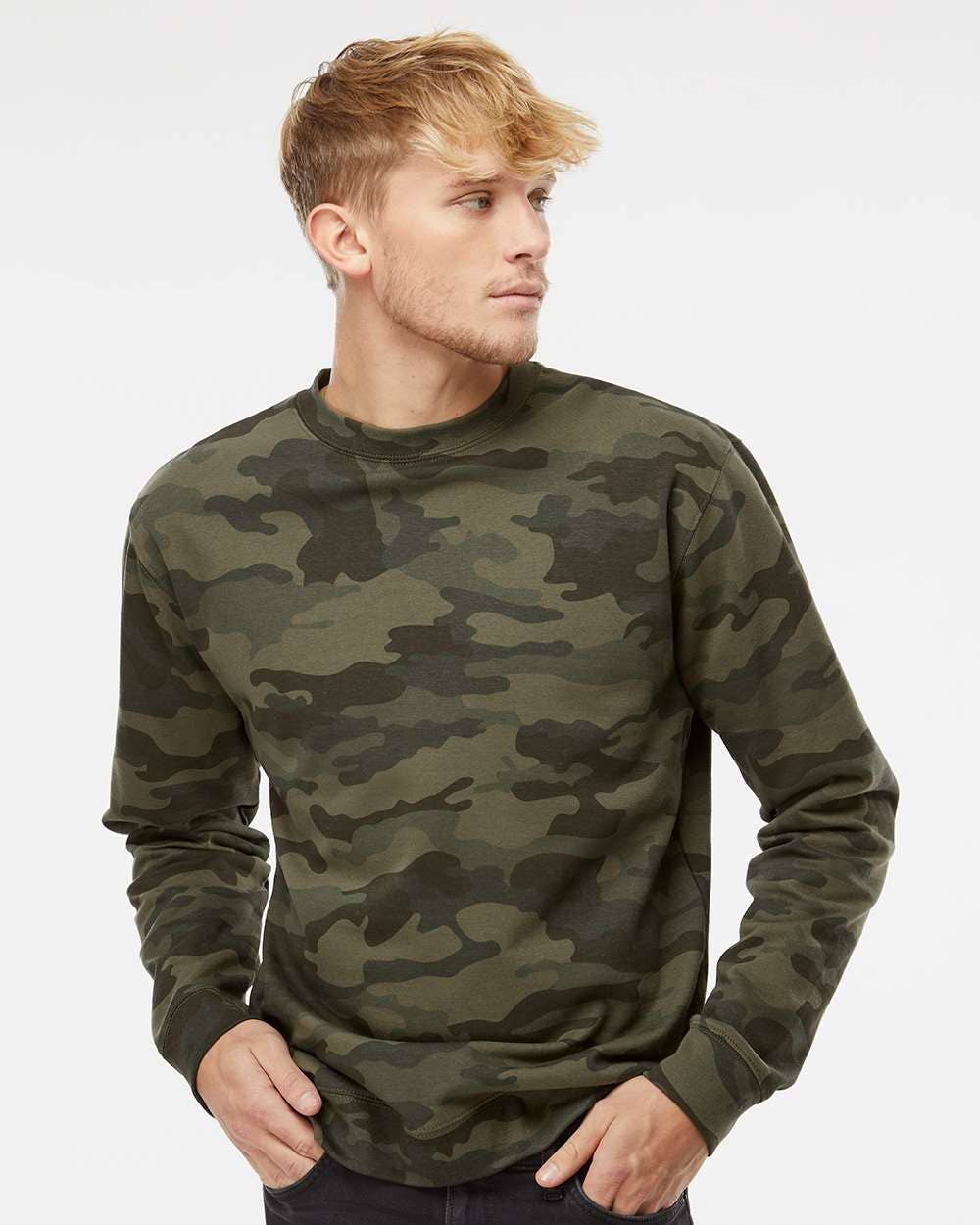 Independent Trading Co Unisex Midweight Crewneck Sweatshirt