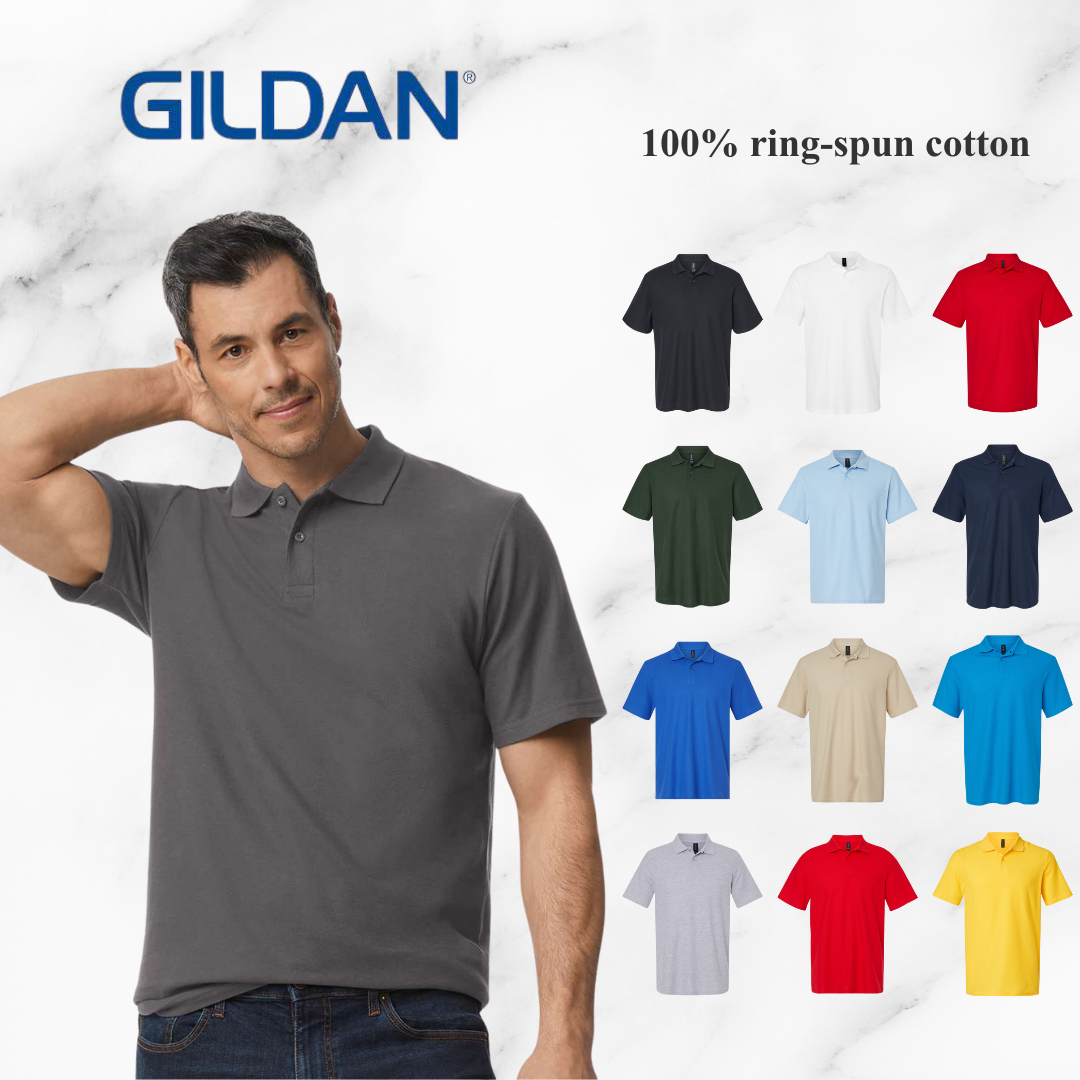 Ring-Spun Cotton Piqué Polo – Unisex Softstyle Collection
