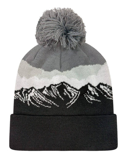 Unisex Recycled Beanie with Pom – Cozy Cold-Weather Hat