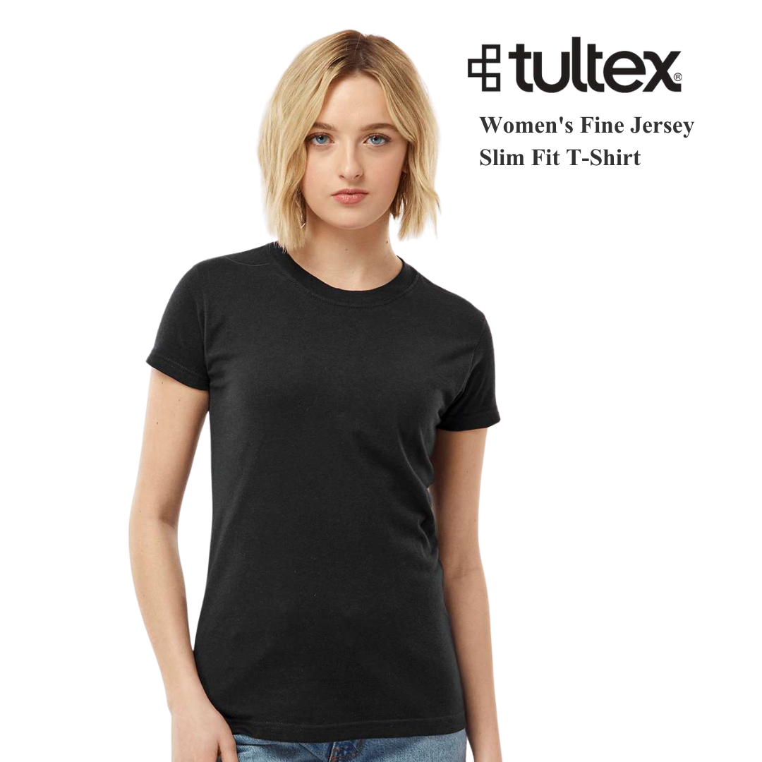 Women’s Slim Fit Fine Jersey T-Shirt | Soft Ring-Spun Tee