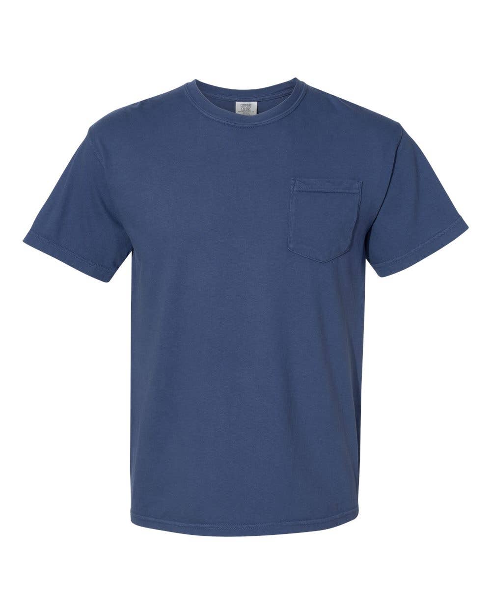 Comfort Colors Heavyweight Pocket 100% ring-spun cotton Tee