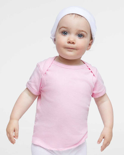 Rabbit Skins Premium Infant Baby Rib Tee Lightweight Cotton