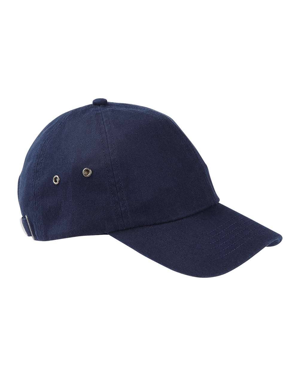 Washed Cotton Baseball Cap Unstructured Low Profile Hat