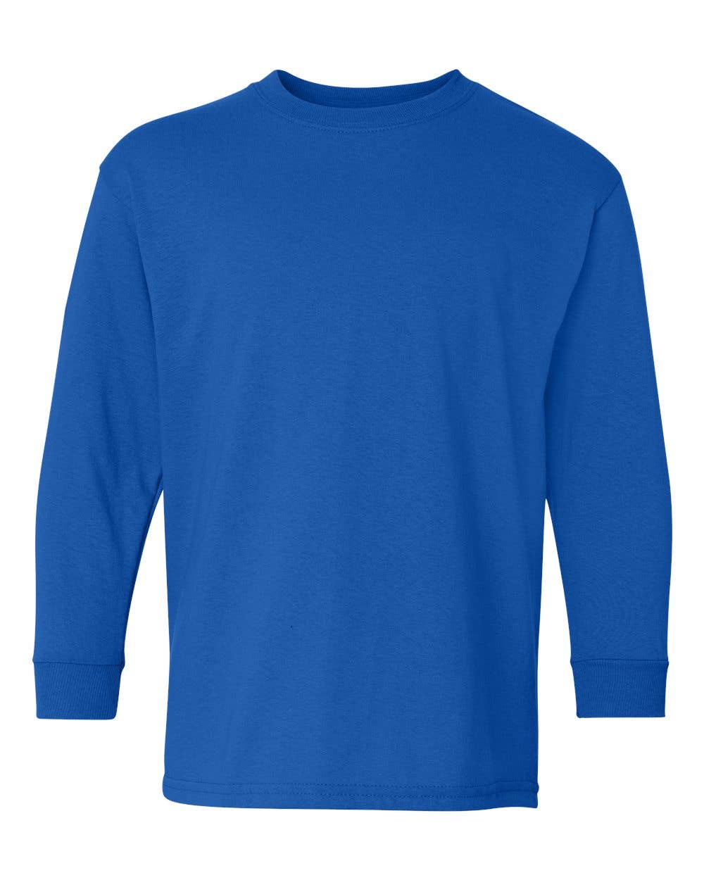 Youth Heavy Cotton Long Sleeve Tee | Soft Durable Comfort