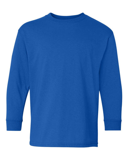 Youth Heavy Cotton Long Sleeve Tee | Soft Durable Comfort