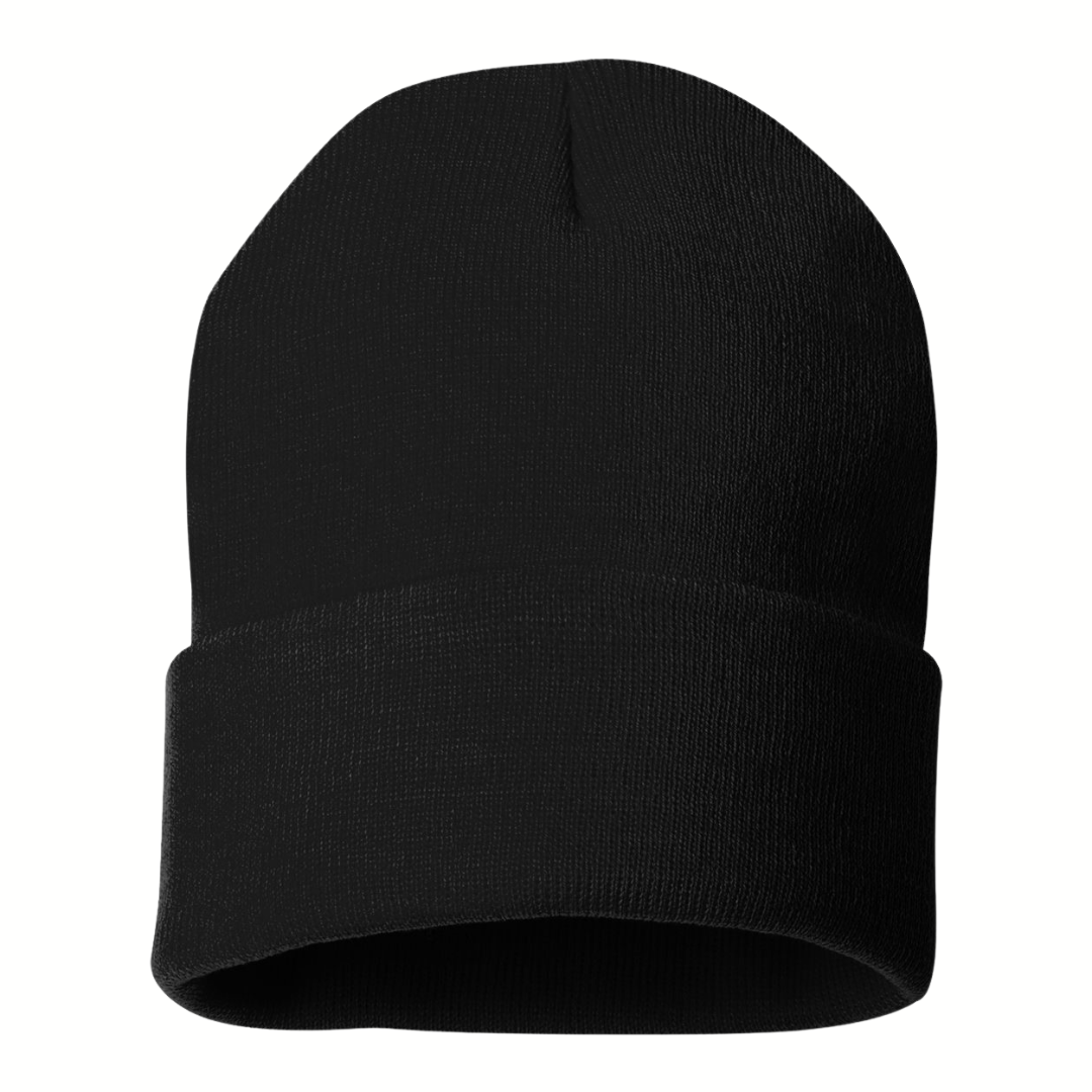 Premium 12” Cuffed Knit Beanie – Warm, Soft & Unisex Winter