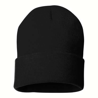 Premium 12” Cuffed Knit Beanie – Warm, Soft & Unisex Winter