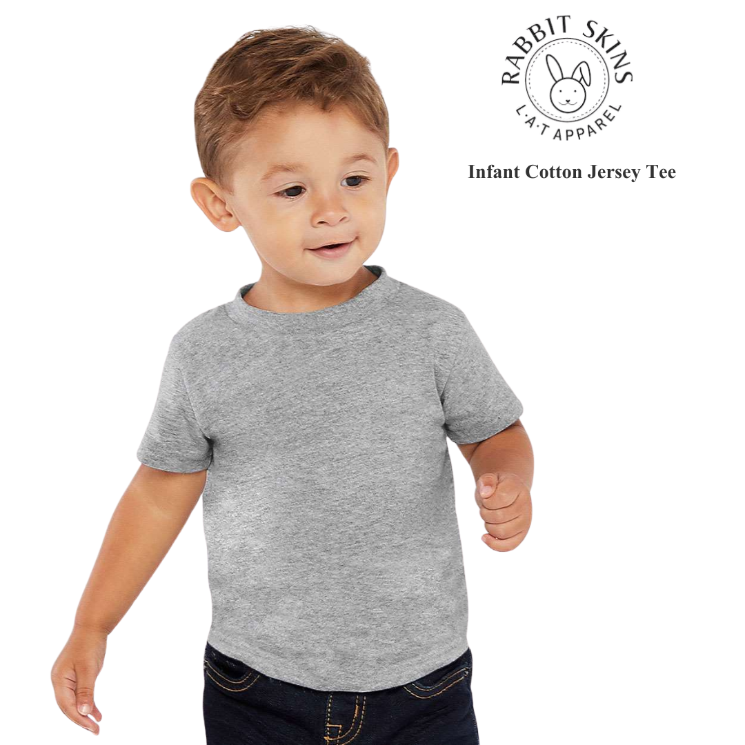 Rabbit Skins Infant Cotton Jersey T-Shirt Soft & Durable