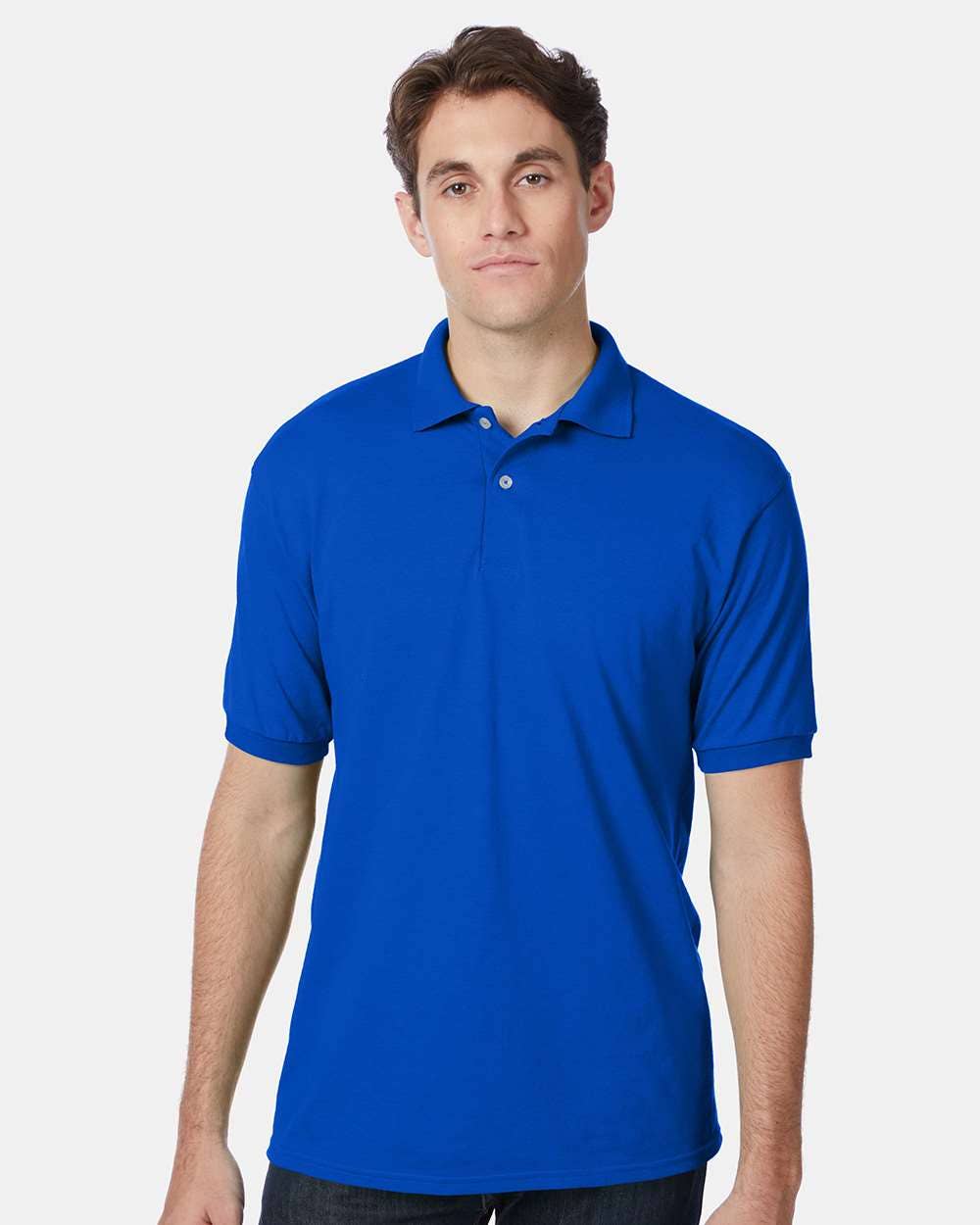 Hanes EcoSmart Polo Shirt | Cotton-Poly Jersey | Classic Fit