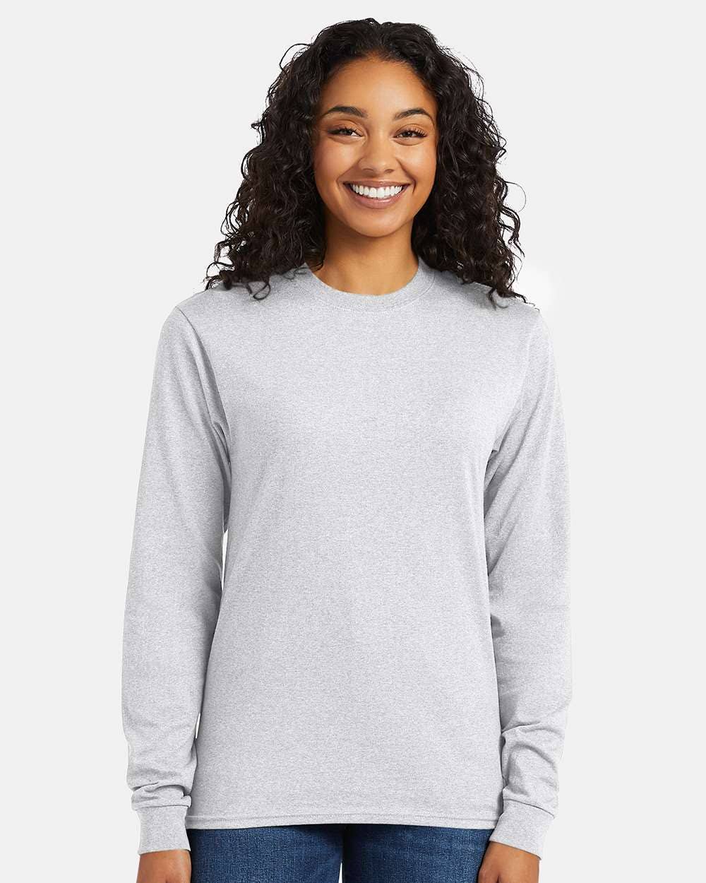 Long Sleeve Top | 100% Cotton Essential Comfort Tee