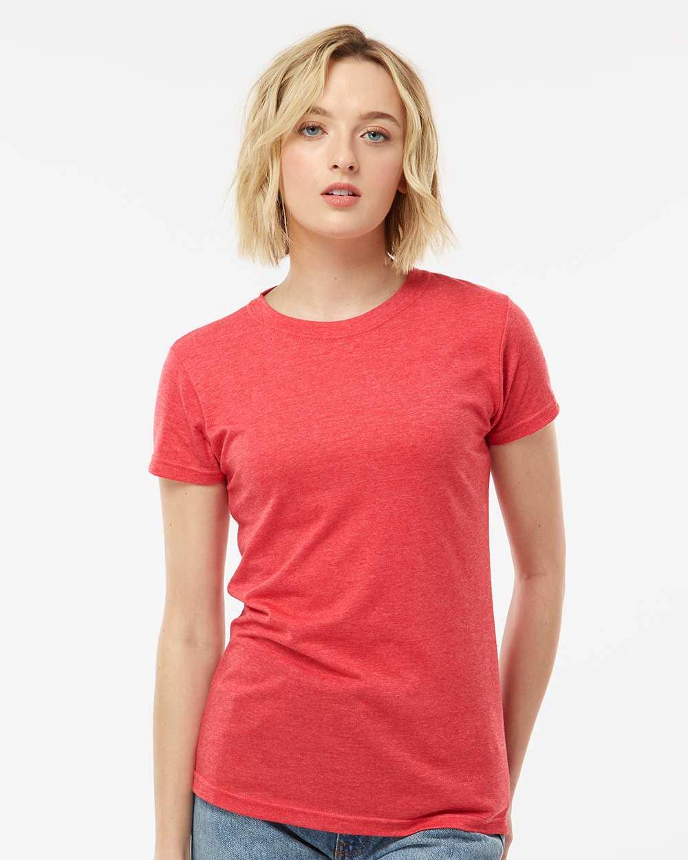 Tultex Women’s 240 Poly-Cotton T-Shirt | Soft Slim Everyday