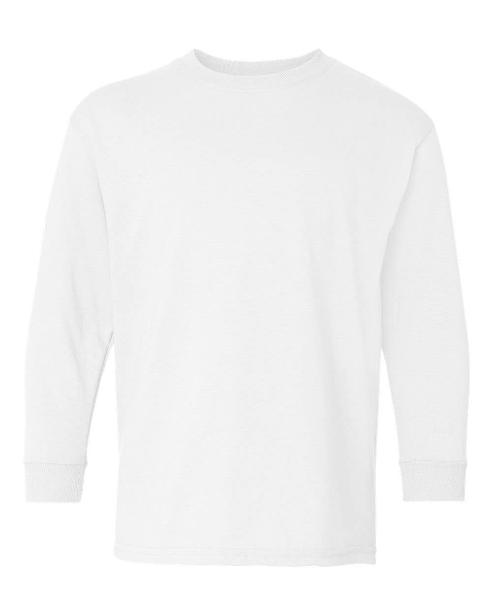 Youth Heavy Cotton Long Sleeve Tee | Soft Durable Comfort
