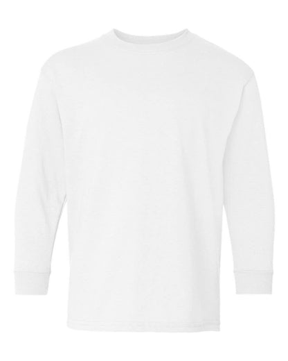 Youth Heavy Cotton Long Sleeve Tee | Soft Durable Comfort