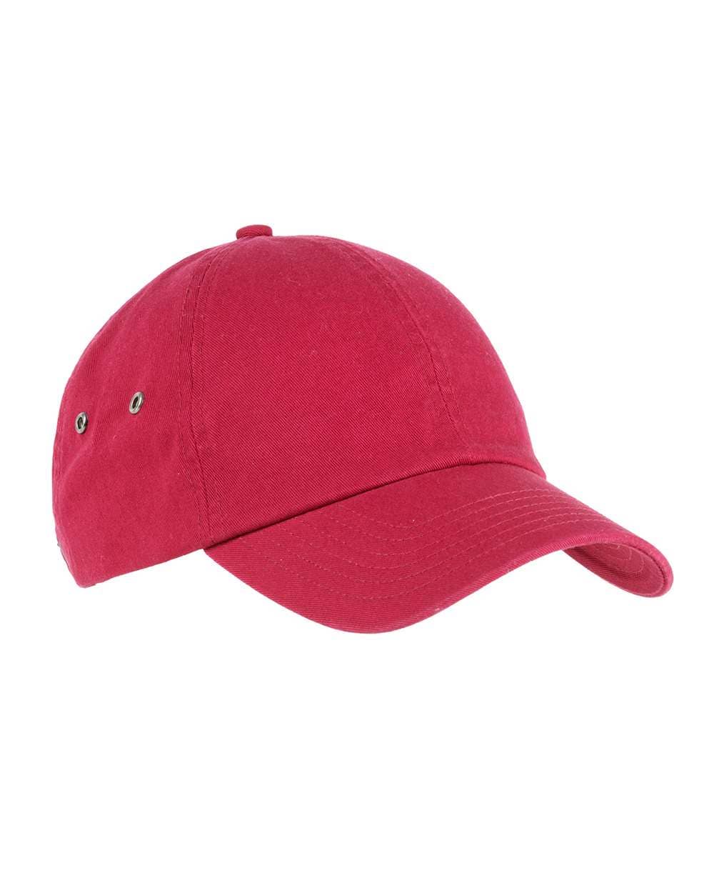 Washed Cotton Baseball Cap Unstructured Low Profile Hat