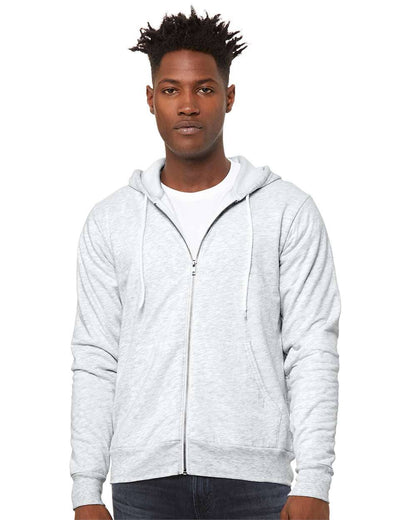 Unisex Sponge Fleece Full-Zip Hoodie | Comfort Soft Cotton