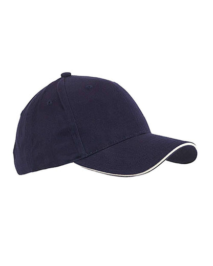 Brushed Twill Cotton Sandwich Cap – Adjustable Fit