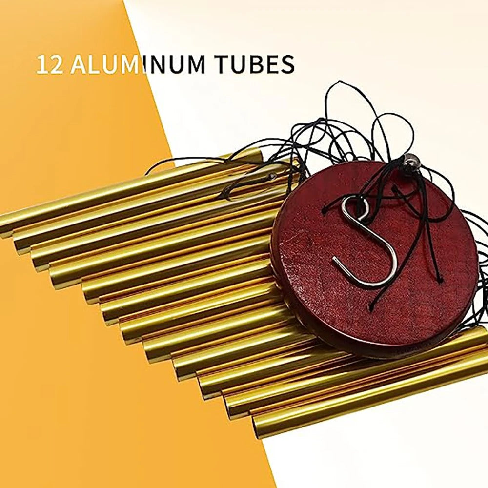 12 Tubes Aluminum Wind Chimes - TheWorldOfMYes