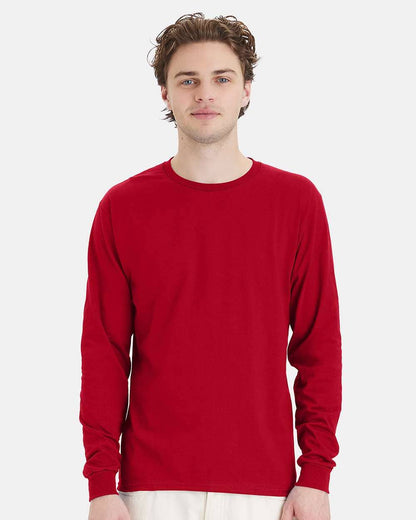 Long Sleeve Top | 100% Cotton Essential Comfort Tee