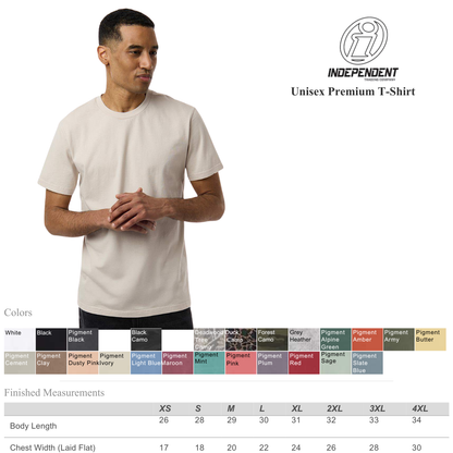 Premium Unisex T-Shirt | Soft Cotton Ring-Spun Tee
