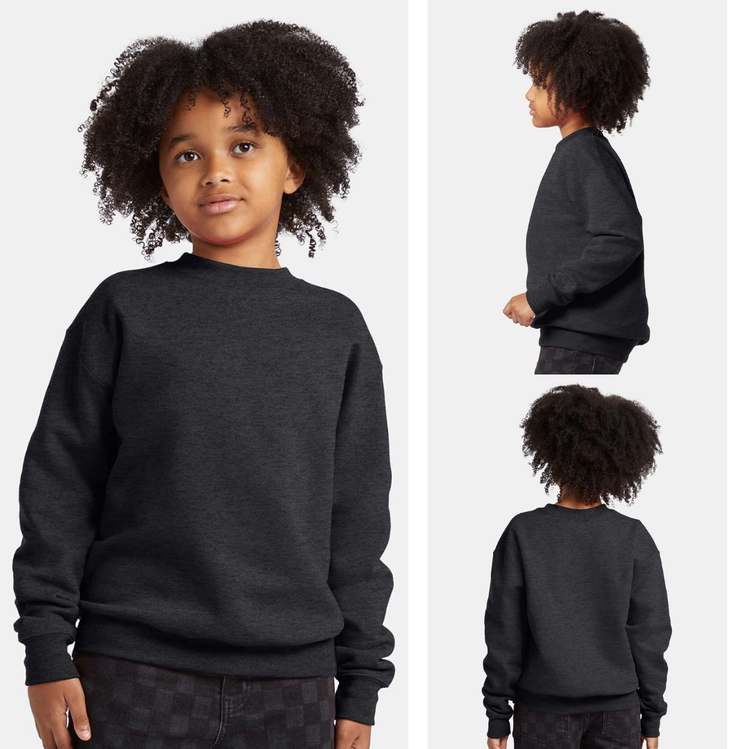 Youth Classic Crew Sweatshirt | Warm, Easy & Long-Lasting