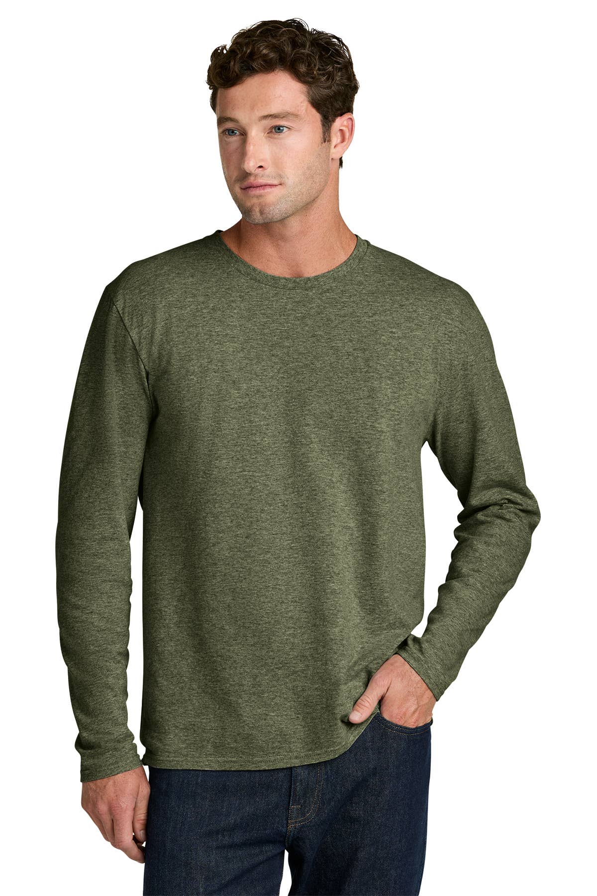 Lightweight Cotton Long Sleeve Tee for Brands Teams & Events