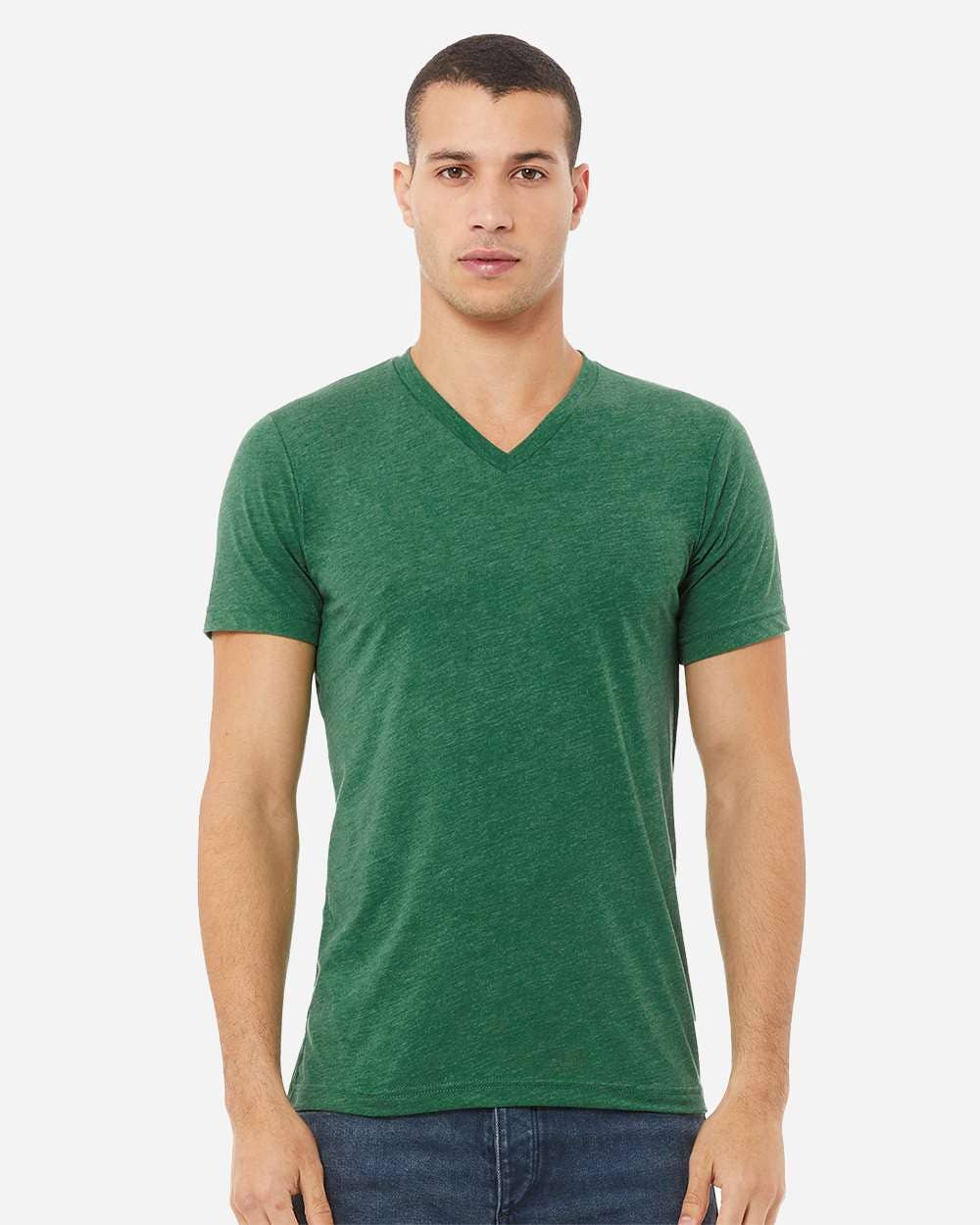 Bella Canvas Unisex V-Neck Heather T-Shirt