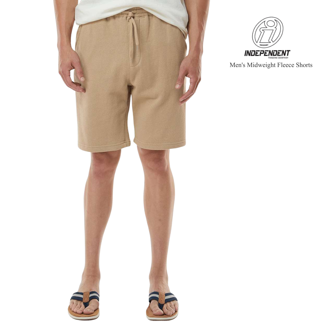 Relaxed Fit Men’s Fleece Shorts | Soft Cotton Face | All-Day