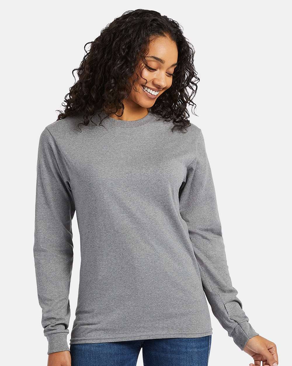 Long Sleeve Top | 100% Cotton Essential Comfort Tee