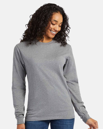 Long Sleeve Top | 100% Cotton Essential Comfort Tee