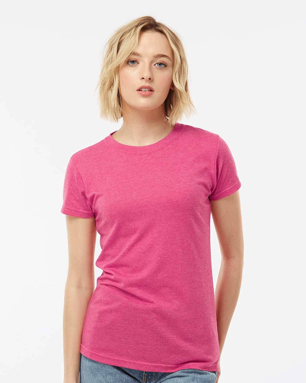 Tultex Women’s 240 Poly-Cotton T-Shirt | Soft Slim Everyday