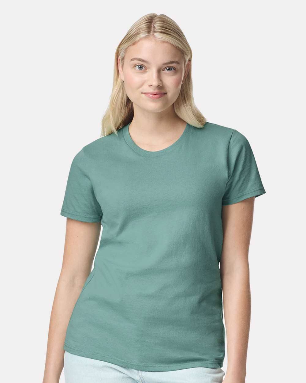Women’s Heavy Cotton Tee | Gildan 5000L Soft Feel