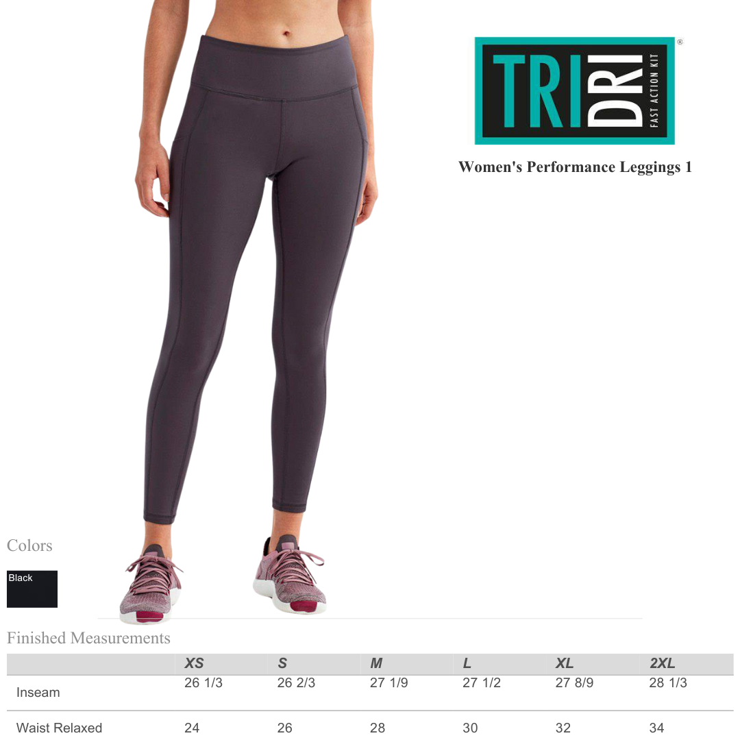 Women’s Performance Leggings High Waisted Athletic Fit