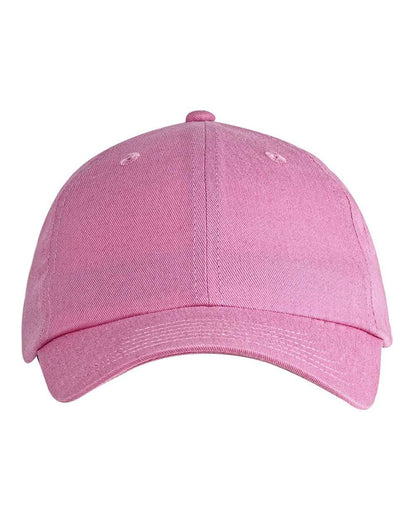 Youth Classic Brushed Twill Cap One Size Adjustable Kids Hat