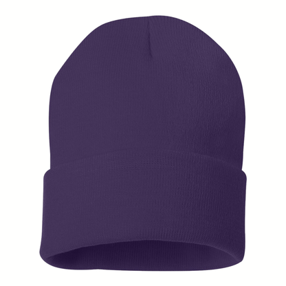 Premium 12” Cuffed Knit Beanie – Warm, Soft & Unisex Winter