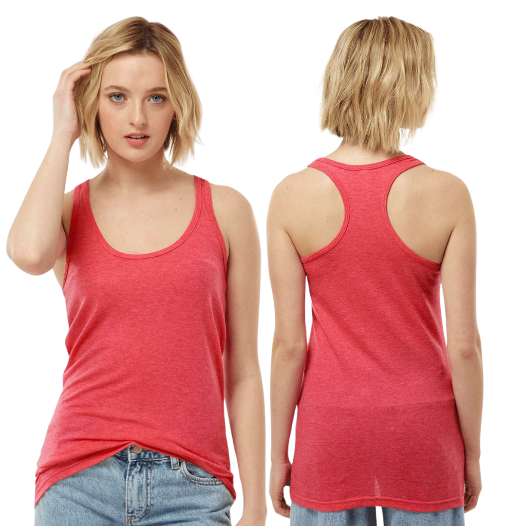 Women’s Racerback Tank Top | Comfy Poly-Cotton Blend