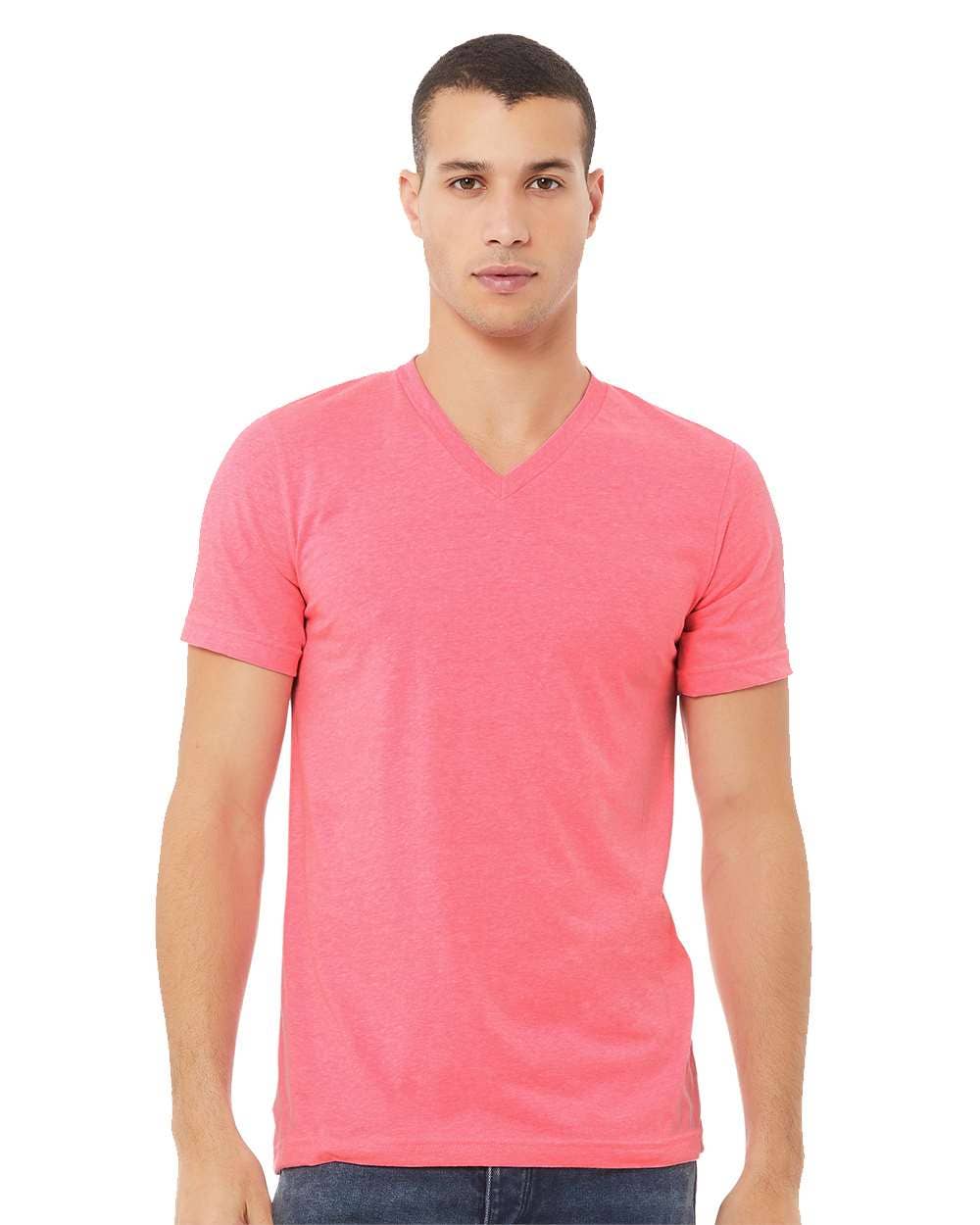 Bella Canvas Unisex V-Neck Heather T-Shirt