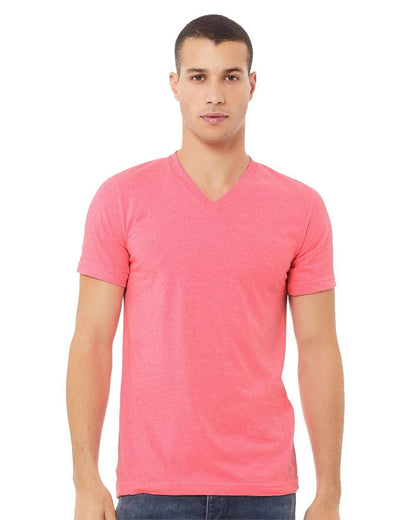 Bella Canvas Unisex V-Neck Heather T-Shirt