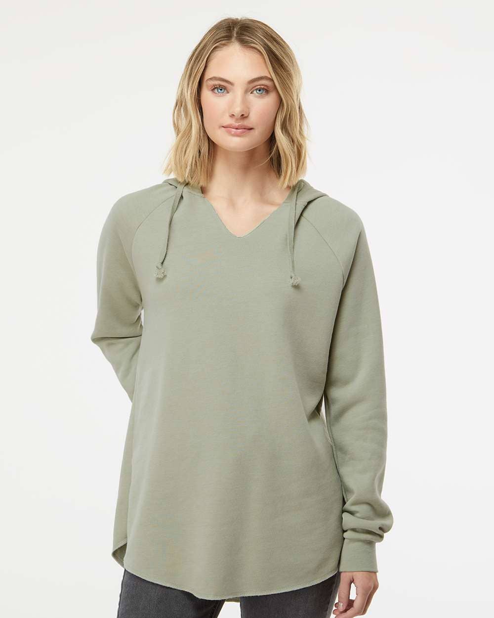 Women’s California Wave Wash Hoodie  Lightweight Relaxed Fit