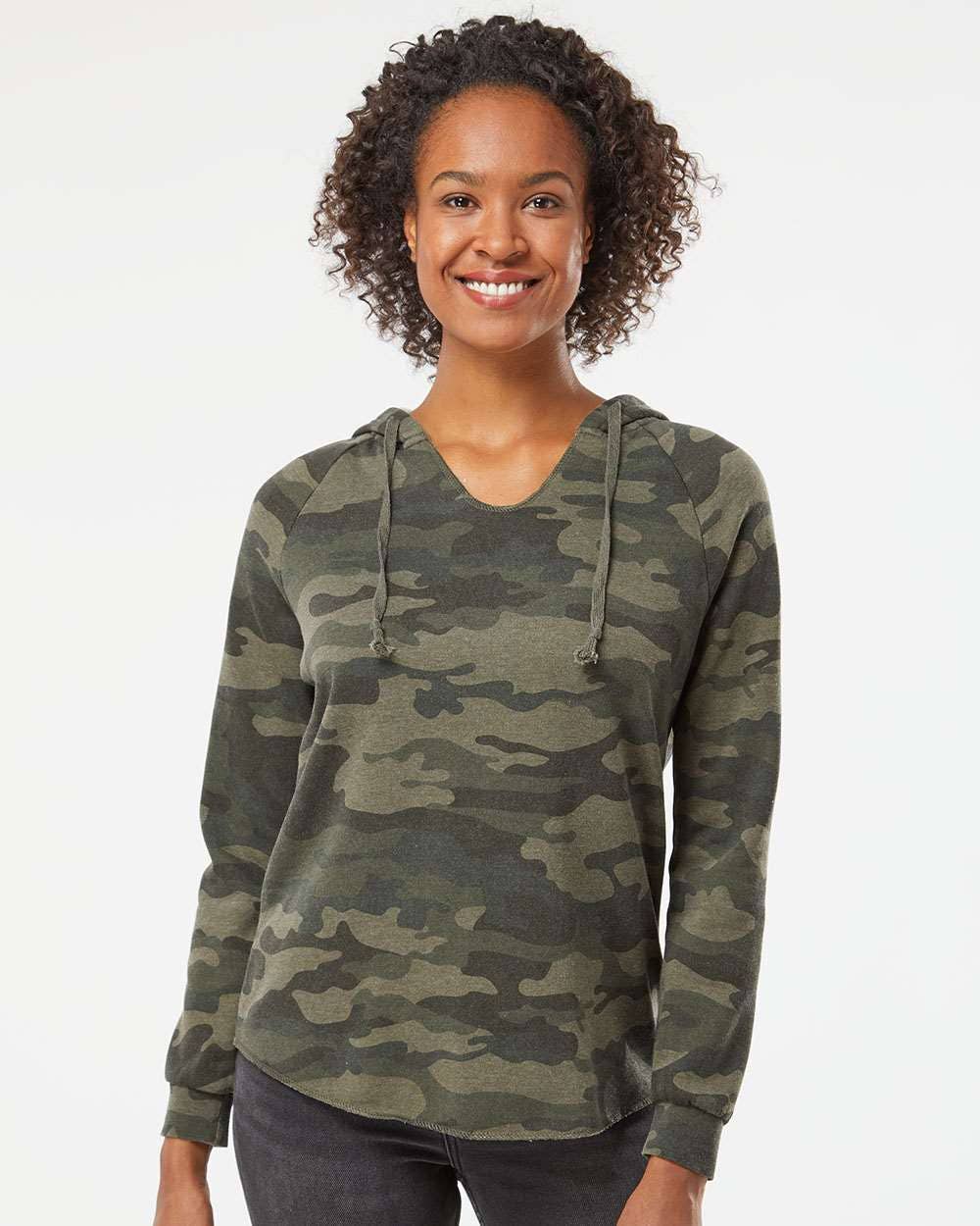 Women’s California Wave Wash Hoodie  Lightweight Relaxed Fit