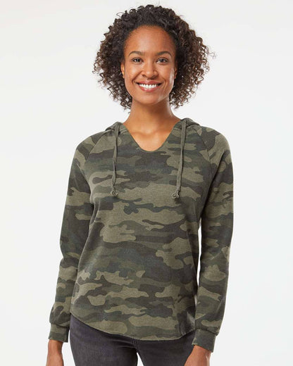 Women’s California Wave Wash Hoodie  Lightweight Relaxed Fit