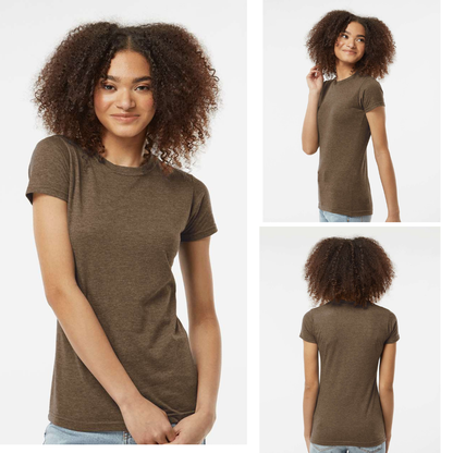 Tultex Women’s 240 Poly-Cotton T-Shirt | Soft Slim Everyday