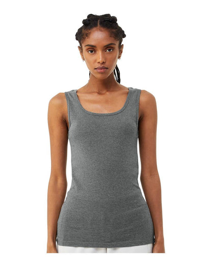 Women’s Micro Rib Tank Top – Slim Fit Everyday Essential