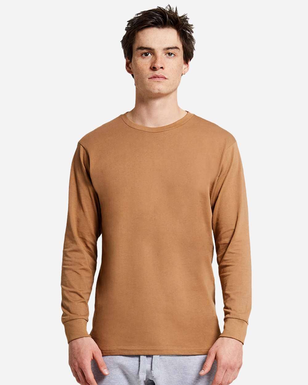 Lane Seven - Heavyweight Long Sleeve Cotton T-Shirt