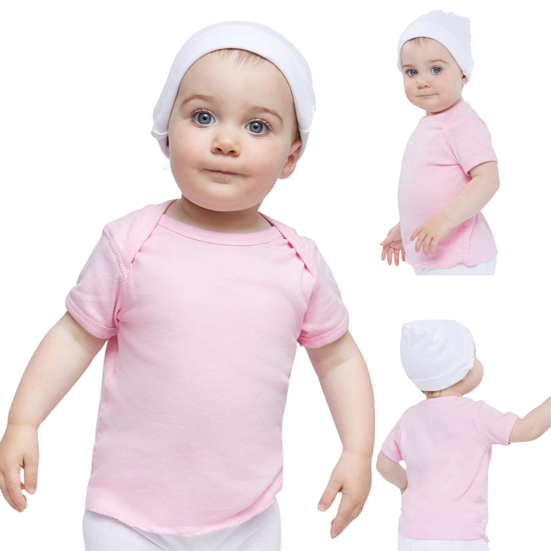 Rabbit Skins Premium Infant Baby Rib Tee Lightweight Cotton