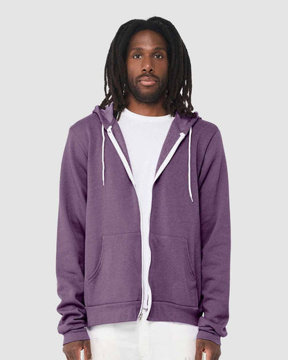 Unisex Sponge Fleece Full-Zip Hoodie | Comfort Soft Cotton