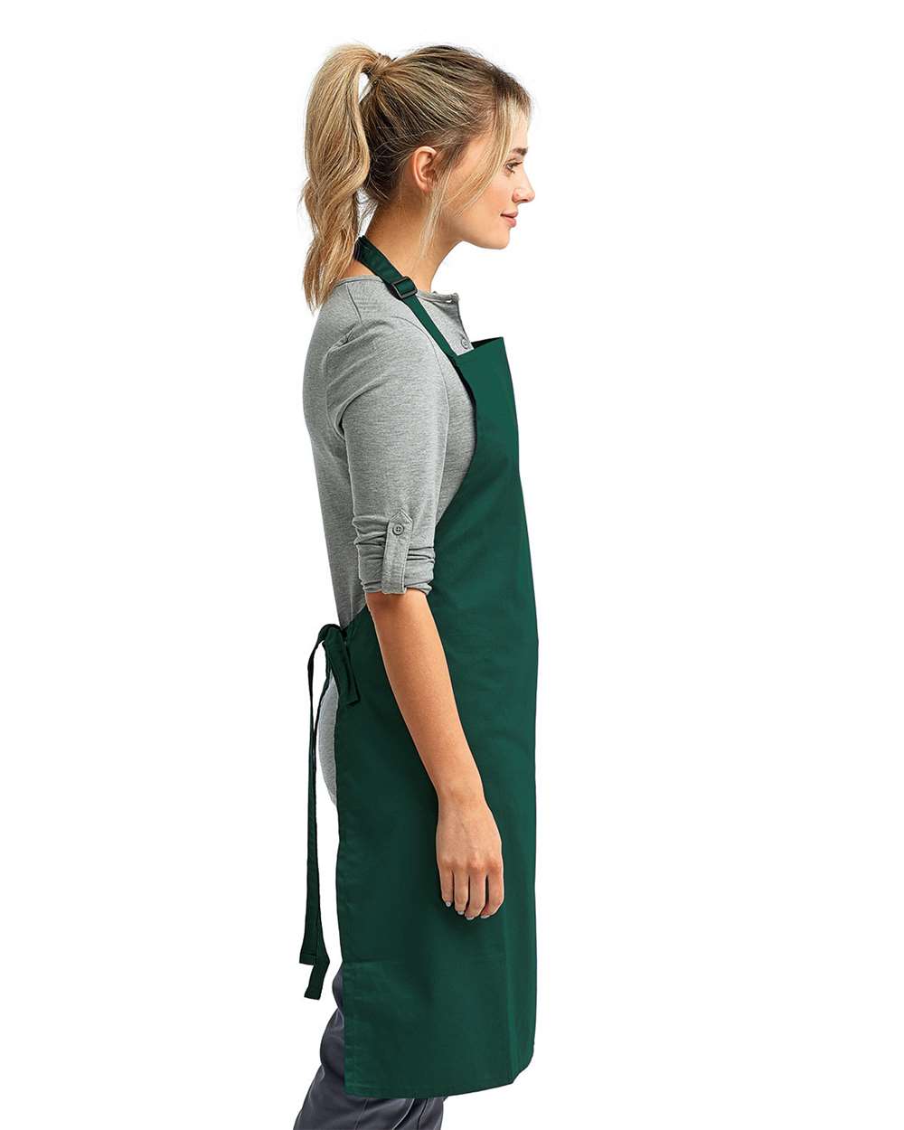 Recycled Cotton Blend Apron for Custom Logos & Uniforms