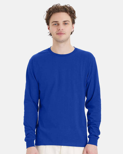 Long Sleeve Top | 100% Cotton Essential Comfort Tee
