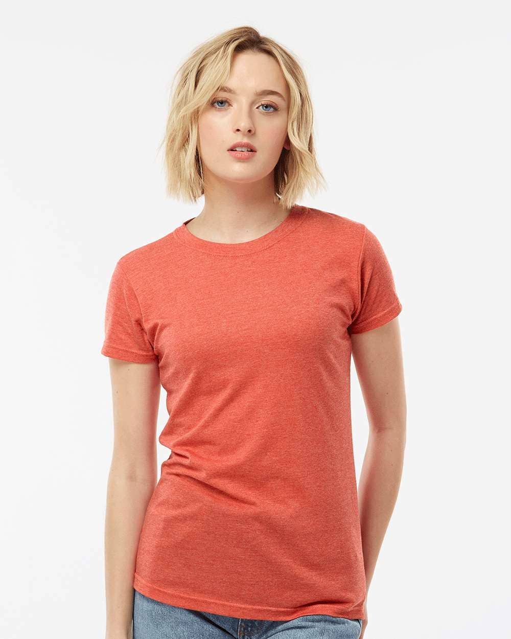 Tultex Women’s 240 Poly-Cotton T-Shirt | Soft Slim Everyday