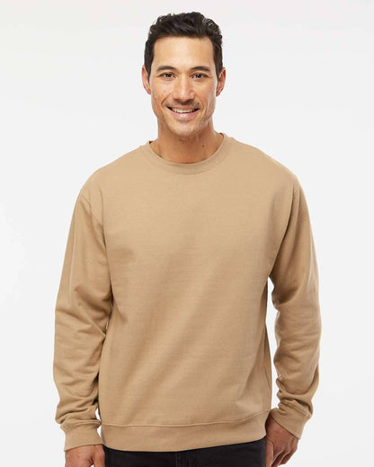 Independent Trading Co Unisex Midweight Crewneck Sweatshirt